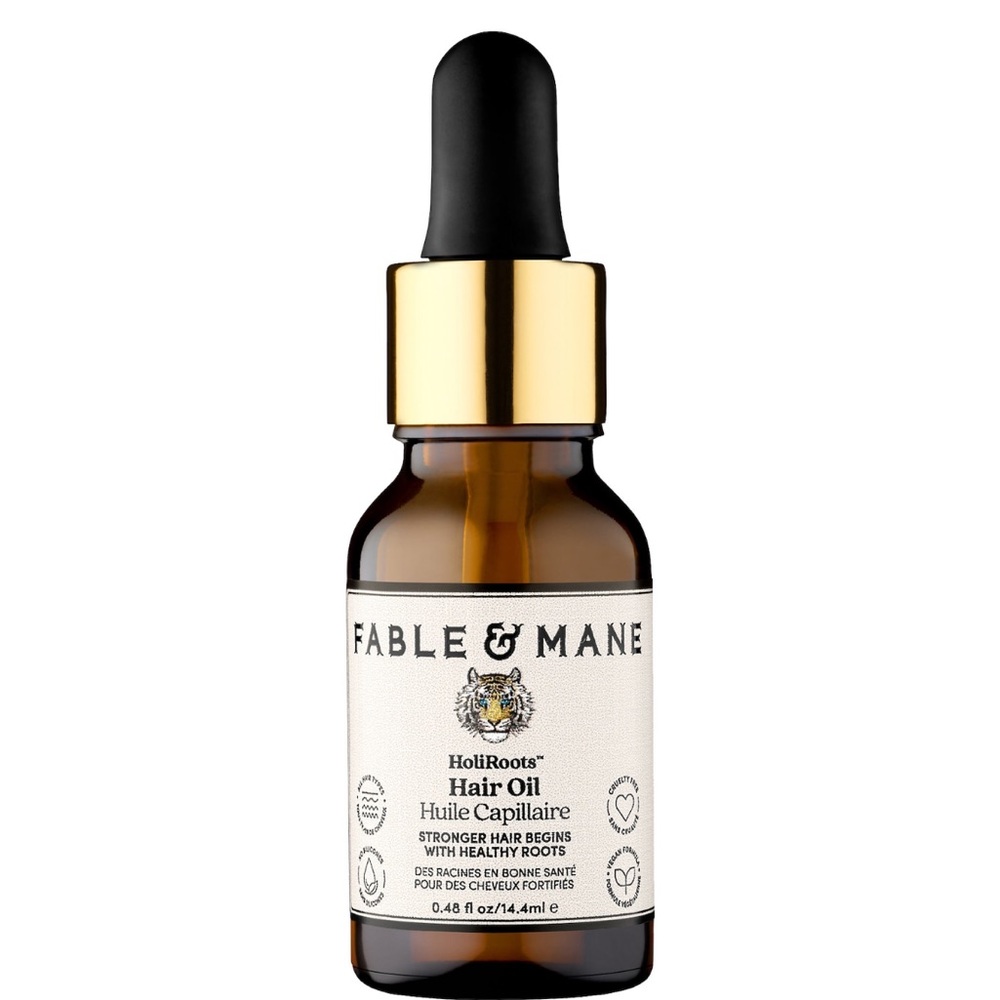 FABLE & MANE Holiroots Hair Oil. 14.4mL New.